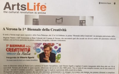 “BIENNALE DELLA CREATIVITÀ” PALAEXPO DI VERONA  – FEBBRAIO 2014