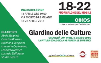 MILANO DESIGN WEEK GIARDINO DELLE CULTURE   MILANO – APRILE 2018